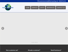 Tablet Screenshot of filterrecycling.com